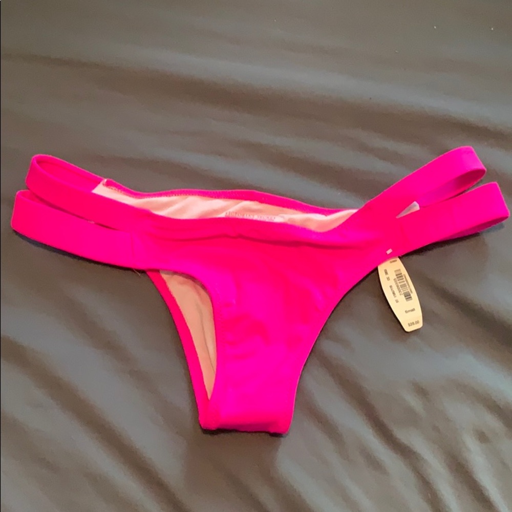 VS, new, hot pink bikini bottoms with tags